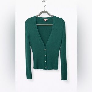 J. Jill Preppy V-Neck Cardigan Golf Country Club attire